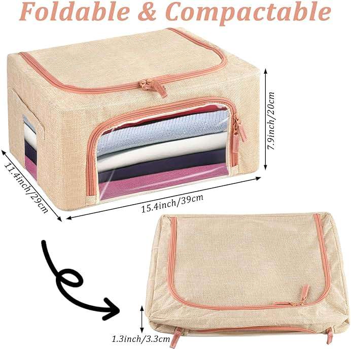 2 Pack 24L Cashmere Sweater Storage Bag with Natural Cedar Ball,Breathable & Washable Cotton Bag,Cashmere Protection Pouch Wool Cotton Sweater Storage Bag for Woolen Cashmere Sweaters,Merino Wool - Image 3
