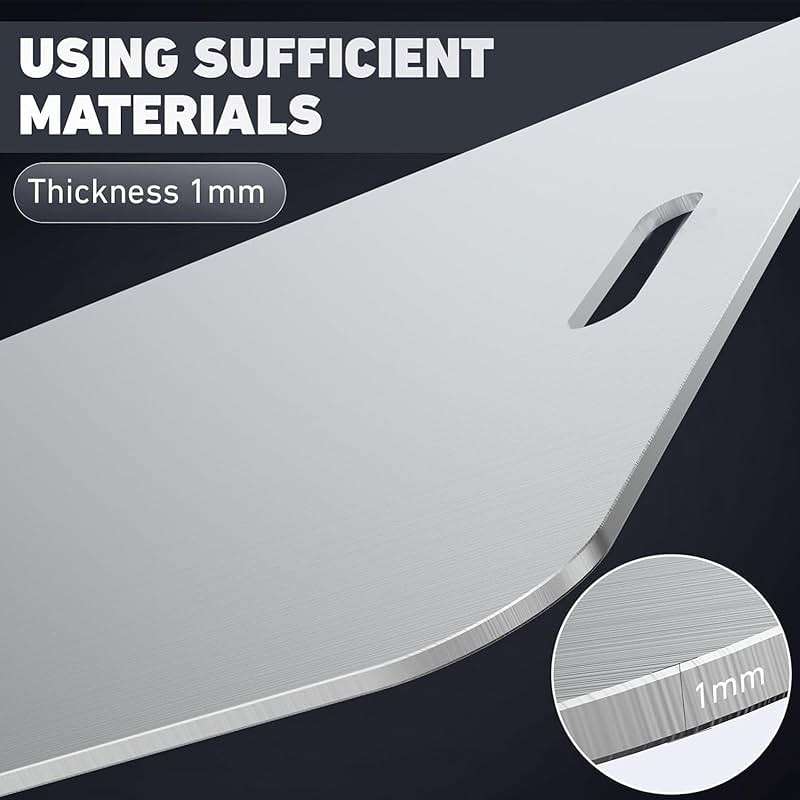 Wekayli 304 Stainless Steel Cutting Board, Non Toxic Cutting Boards for Kitchen, Dishwasher Safe and Knife Friendly Chopping Board for Meat Vegetable Fruit(15"x 11",13"x 9",10"x 6") - Image 5