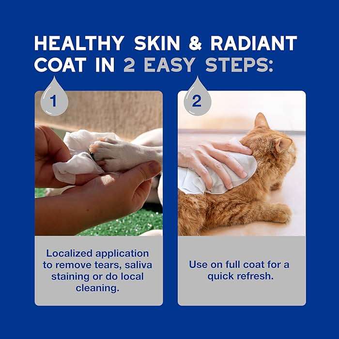 DOUXO SPA Dog Wipes for Paws, Butts, Tear Stains and General Cleaning, 100 Wipes, Multi-Purpose for Coat and Paws, Leaves the Coat and Skin Refreshed, Skin-Friendly Formula, Can Also be Used for Cats - Image 7