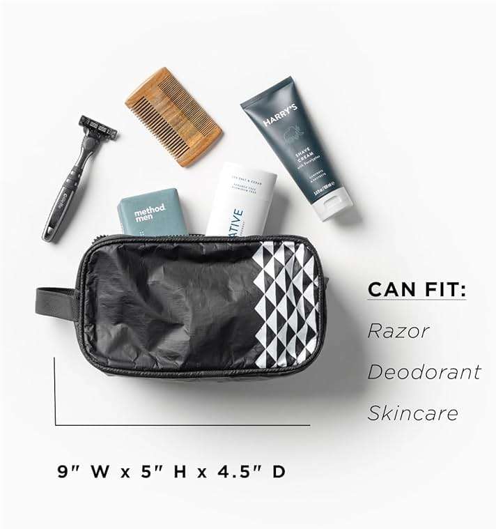 ALOHA Collection Flora Dopp Kit in Eve | Lightweight, Splash-Proof, and Easy to Clean Toiletry Bag - Image 3