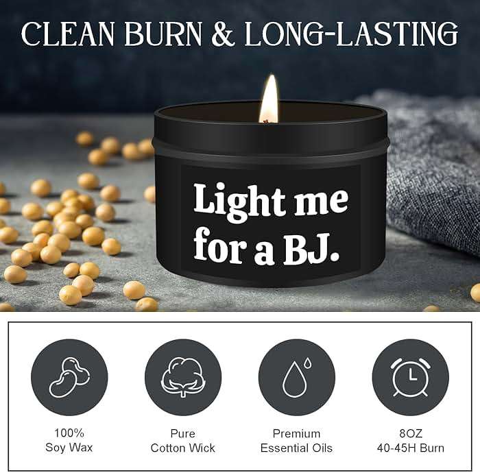 Fathers Day Dad Gifts from Wife Girlfriend, Father's Day Funny Gifts for Husband & Dad Who Wants Nothing, Gift for Him Boyfriend, Anniversary Wedding Birthday Gift for Men Couples, Lavender Candle - Image 3
