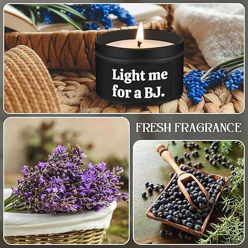 Fathers Day Dad Gifts from Wife Girlfriend, Father's Day Funny Gifts for Husband & Dad Who Wants Nothing, Gift for Him Boyfriend, Anniversary Wedding Birthday Gift for Men Couples, Lavender Candle - Image 4