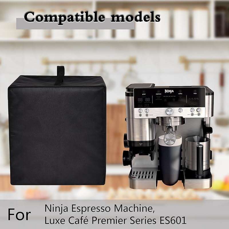 Espresso Machine Cover for Ninja Espresso Maker Heavy Duty Waterproof Protective Coffee Maker Cover Compatible with Ninja Espresso Machine Luxe Café Premier Series ES601, Coffee Maker Lid - Image 3