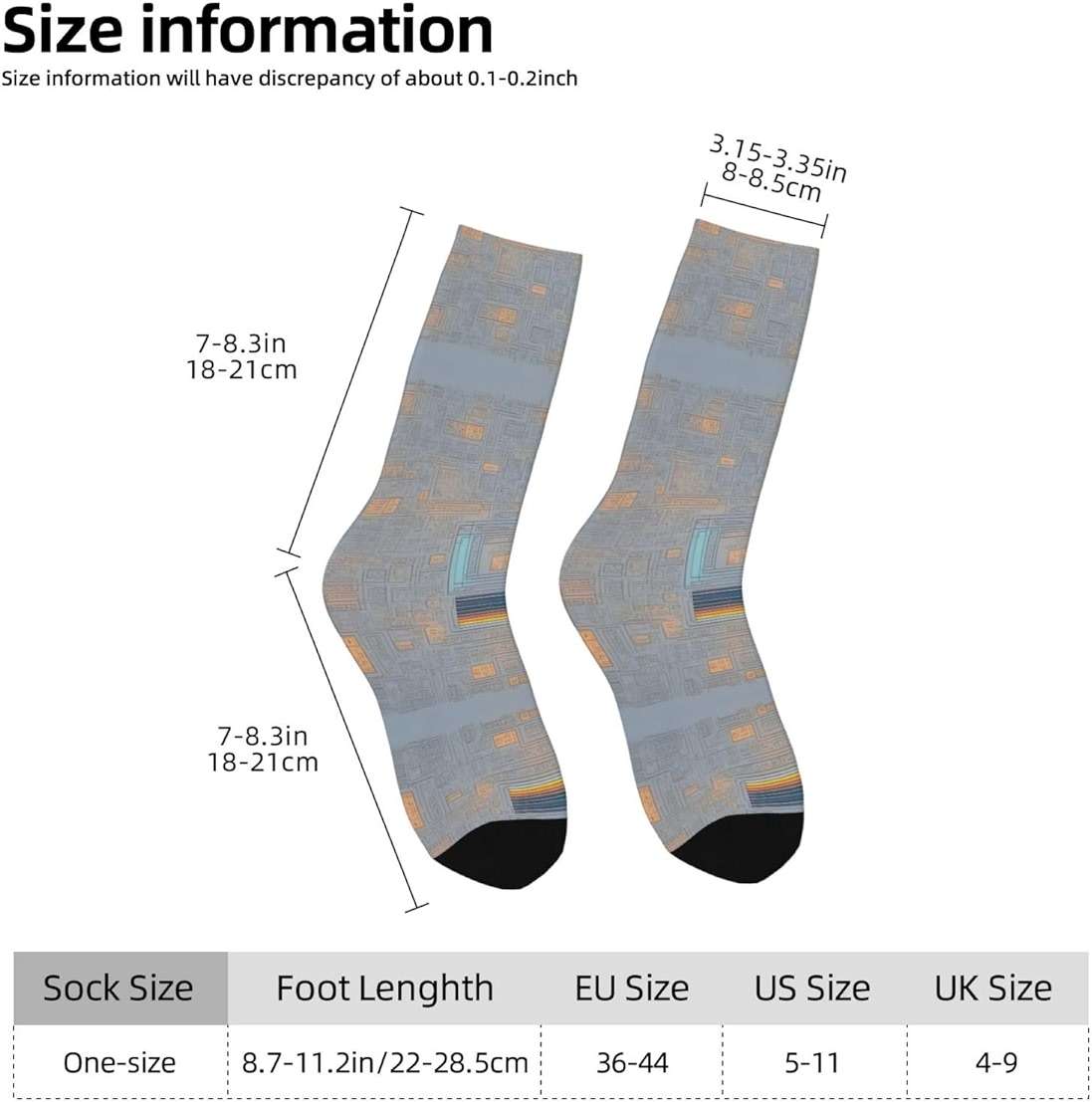 HDSKFNS Programming Code Print Adult Socks Fashion Casual Socks Ladies Calf Socks Funny Socks Socks For Men Women - Image 5