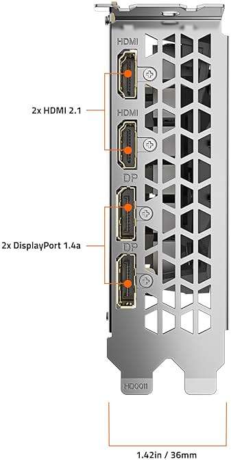 GIGABYTE GeForce RTX 3050 WINDFORCE OC V2 6G Graphics Card, 2X WINDFORCE Fans, 6GB GDDR6 96-bit GDDR6, GV-N3050WF2OCV2-6GD Graphics Card - Image 6