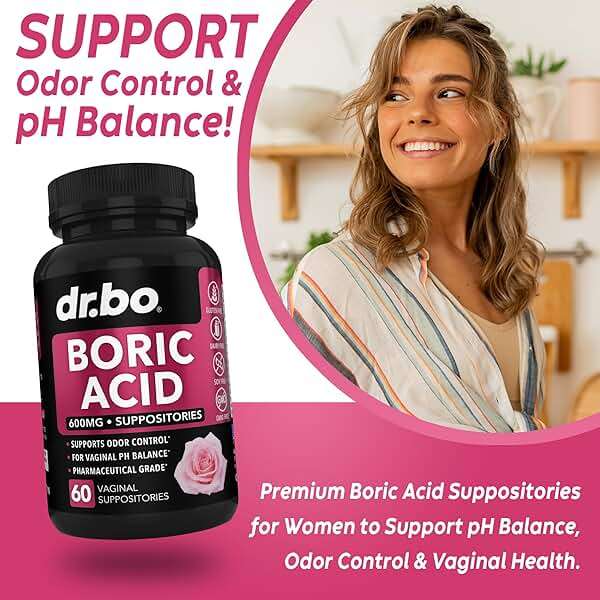 Boric Acid Suppositories for Women - 600mg Vaginal Suppositories Boric Acid for Women - Vagina Suppository Vaginal Odor Smell PH Feminine Vag Womens pH Balance Pills & Vagina Health - 60 Suppositories - Image 3