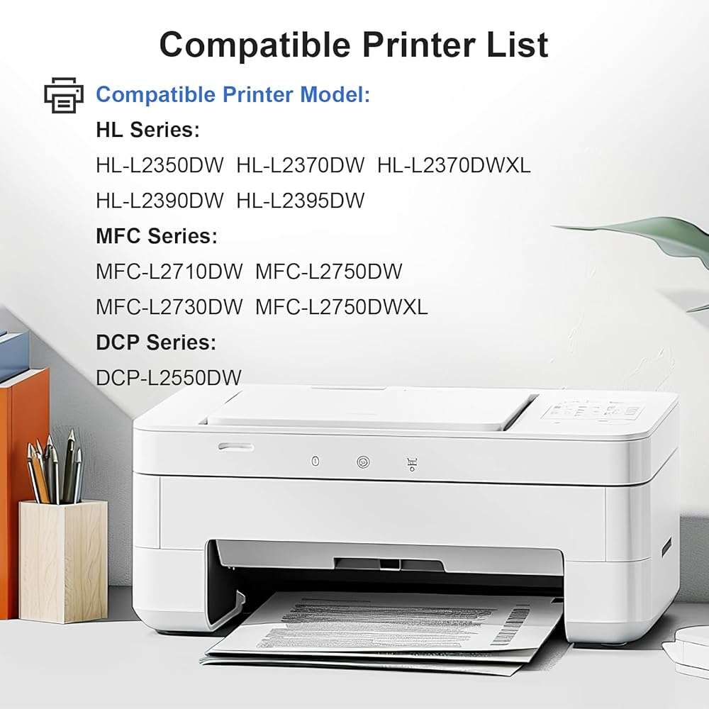 TN760 Toner Catridges Compatible for Brother TN-760 TN730 Work with Brother HL-L2350DW HL-L2390DW HL-L2395DW HL-L2370DW MFC-L2710DW MFC-L2750DW DCP-L2550DW Printer - 2Black High Yield - Image 2