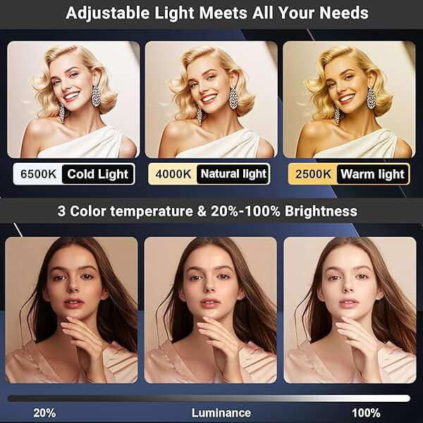 Rechargeable Ring Light Without Stand, Cordless Square Ring Light for 360 Photo Booth Accessories, Phone Video Stabilizer for iPhone with 4000mAh Built-in Battery for Video Recording Streaming - Image 2