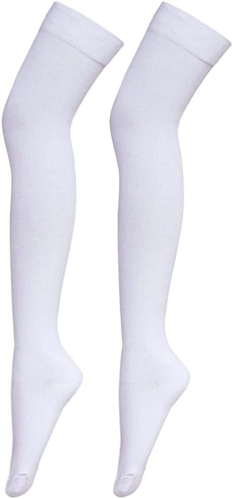 Bestjybt Women Thigh High Socks Cotton Warm Over the Knee Socks Long Knee High Boot Stockings Leg Warmer - Image 1