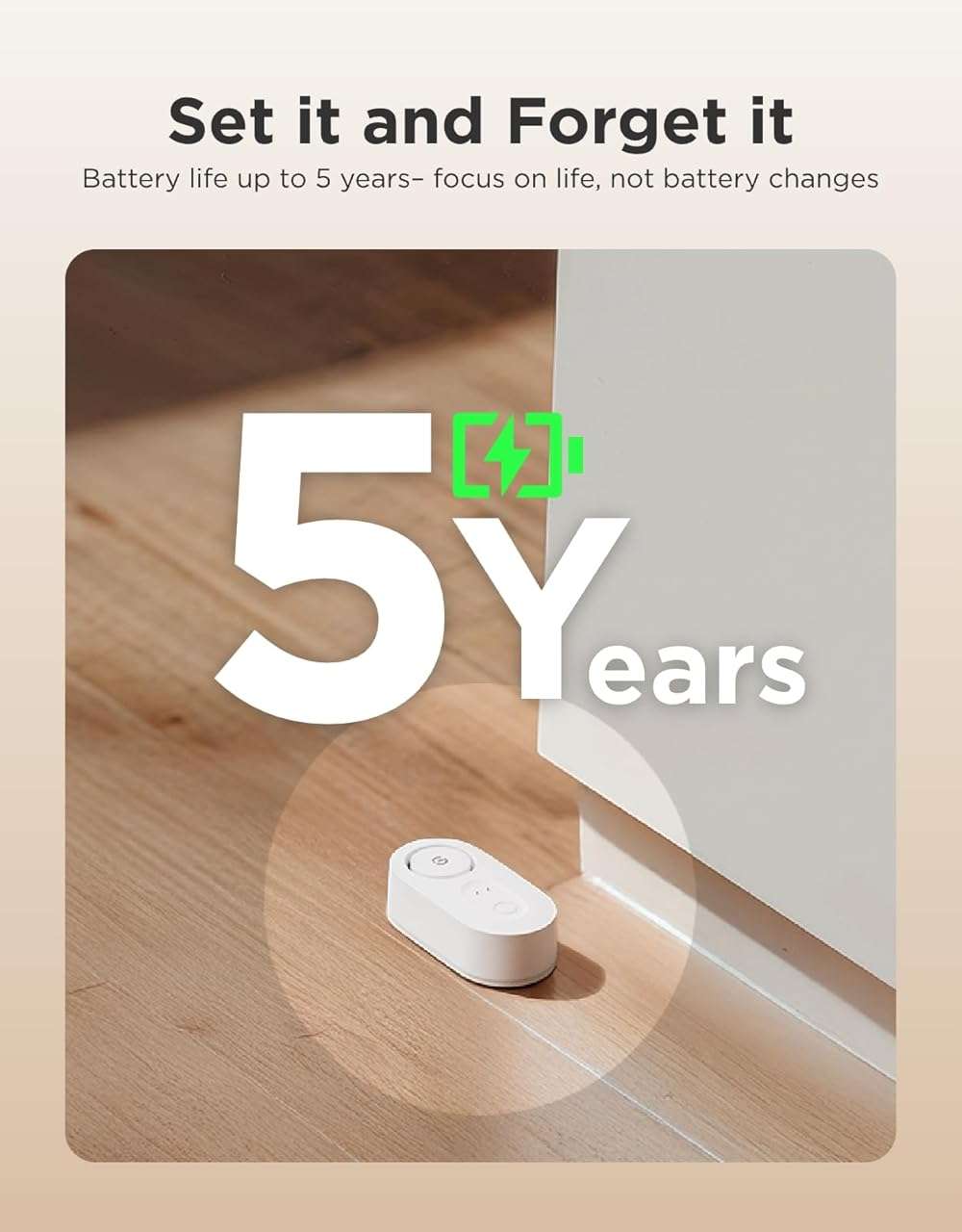 GoveeLife Upgraded Smart Water Leak Detector 1s with 1804 ft Ultra-Long Range, WiFi Water Sensor with SMS/Email/APP Push and Sound Alarm, 5-Year Battery Life, Suit for Home, Basement, Kitchen, 3 Pack - Image 6