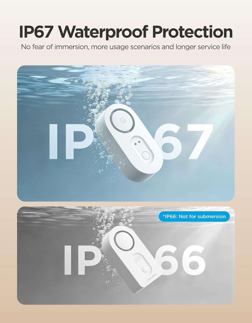 GoveeLife Upgraded Smart Water Leak Detector 1s with 1804 ft Ultra-Long Range, WiFi Water Sensor with SMS/Email/APP Push and Sound Alarm, 5-Year Battery Life, Suit for Home, Basement, Kitchen, 3 Pack - Image 7