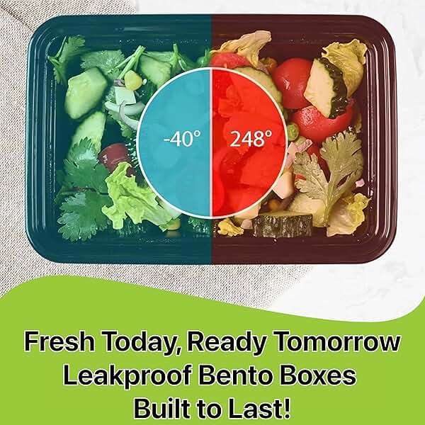 Pokanic Meal Prep Containers [10 Set] x [16 oz] with Lids, 1 compartment, Stackable, Reusable, Leakproof, Food Safe, Microwave, Freezer & Dishwasher Safe for Food Prep Storage Bento (10 Set, 16 oz) - Image 6