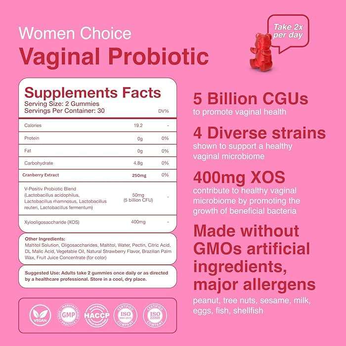 Premium Vaginal Probiotics Gummies – 15 Billion CFUs – pH Balance & Vaginal Health Support – Prebiotics & Digestive Enzymes – Supports Vaginal Flora & Odor Control–Yeast Infection Treatment - Image 2