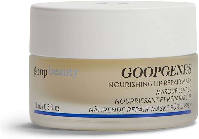 goop Beauty Nourishing Lip Repair Mask | Lip Hydration Treatment | Smooths, Plumps, & Softens | Ceramides & Vegan Lanolin | 0.3 oz - Image 1
