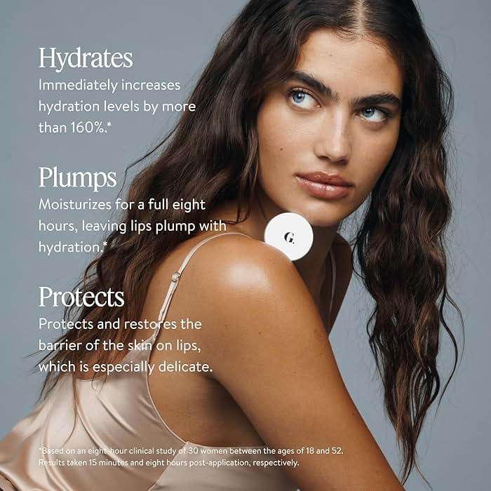 goop Beauty Nourishing Lip Repair Mask | Lip Hydration Treatment | Smooths, Plumps, & Softens | Ceramides & Vegan Lanolin | 0.3 oz - Image 2