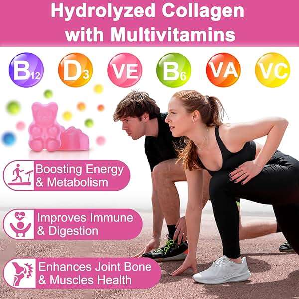 Nature's live Multi Collagen Peptides Gummies, Type I, II, III, V, X - Hydrolyzed Collagen Peptides with Biotin, Hyaluronic Acid, Supports Healthy Skin, Strong Nails & Thick Hair, 60 Count, 1 Pack - Image 6
