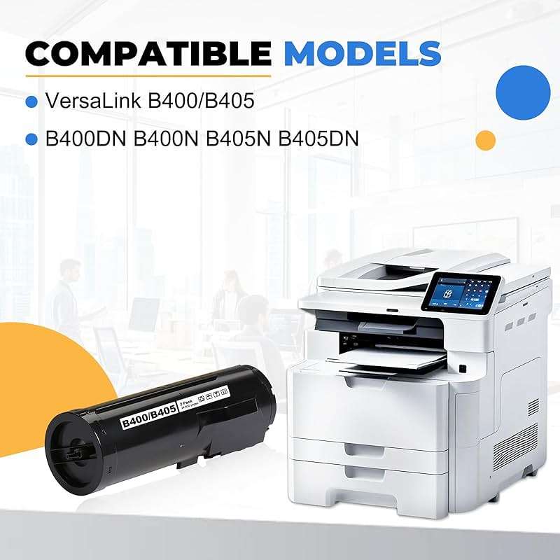 VersaLink B400/B405 Black Toner Cartridge Extra High Capacity 106R03584 Toner Cartridge Compatible for Xerox VersaLink B405 B400 B400N B400DN B405N B405DN Printer - 24,600 Pages, 2 Pack - Image 2