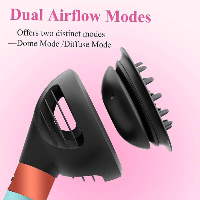 ZEPHBLOW Wave Curl Diffuser for Dyson Airwrap – Dome and Diffuse Modes for Curl Wave Hair, Hair Diffuser Attachment Compatible with Airwrap Styler HS01/05/08 - Image 3