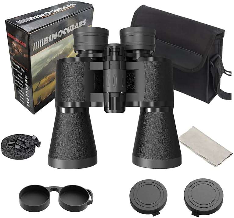 30x50 Binoculars for Adults, High-Powered Compact Professional Binoculars for Bird Watching, Hunting, Sports, Concerts, Travel, Cruise, and Outdoor, Waterproof with Case - Image 7