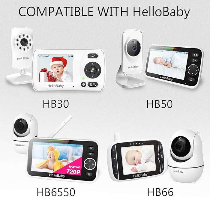 Replacement for Hello Baby Monitor Charger HB66 / HB6550 / HB50 / HB30, K05S050100U, 5V Adapter for HelloBaby Camera Monitor Power Cord - Image 2