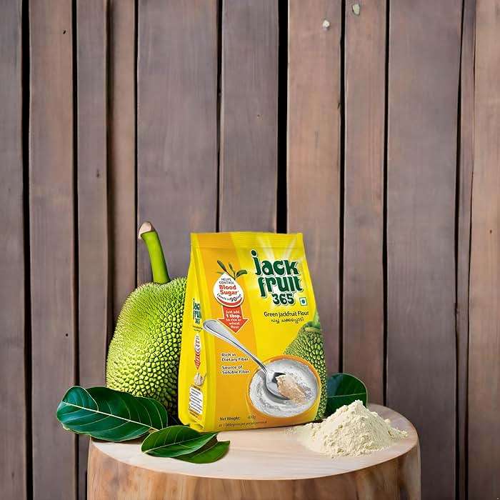 Jackfruit365 Green Jackfruit Flour 400g (Pack of 2) | Clinically Proven to Lower Sugar in 90 Days | Gluten Free, Low GI, High Soluble Fiber | Diabetic Friendly Indian Superfood | Non-GMO, No Additives | Works with Baking, Roti, Dosa, Idli - Image 7
