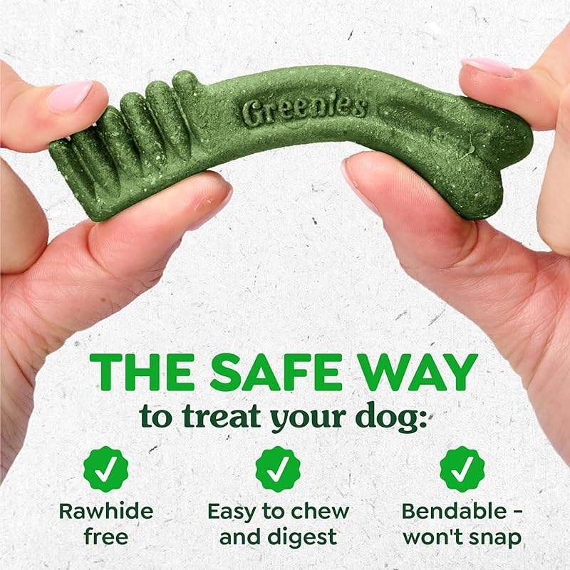 Greenies Dog Treats Veterinarian-Recommended Natural Dental Treats for Dogs, Teenie Size, Variety Pack Flavor, (3) 12 oz. Packs, 130 Count - Image 7