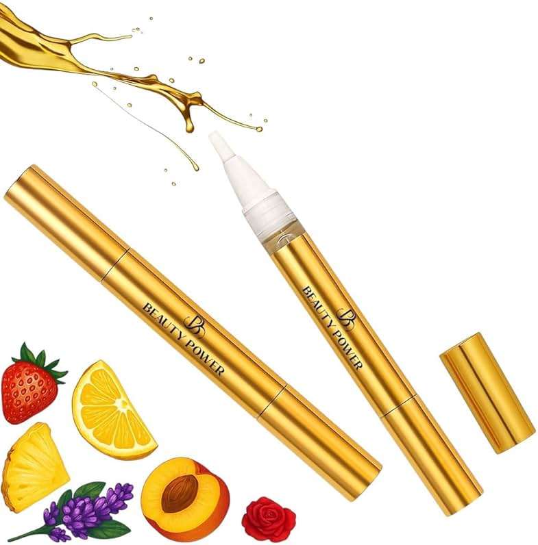 Beauty Power Nail Oil Cuticle Pen - Fragrance Free - Nail Strengthener & Growth Serum with Vitamin A, D, E, B5, Grapeseed & Natural Oils - Repair for Brittle, Peeling, Thin Nails - Gift Idea - Image 8