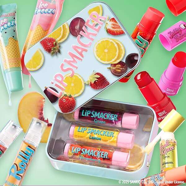 Lip Smacker Hello Kitty So Jelly Lip & Cheek Tint, Moisturizing Sheer & Buildable Color, Fun Bouncy Jelly Texture, Sweet Apple Flavor - Apple - Image 6