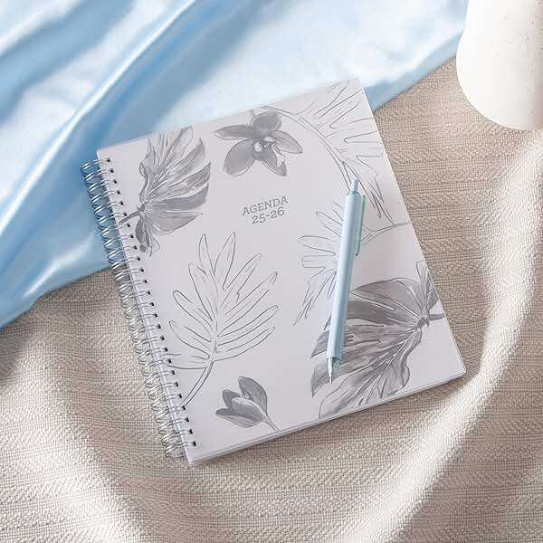 Blue Sky 15 Month 2025-2026 Weekly and Monthly Academic Year Planner Calendar, April 2025 - June 2026, 7" x 9", Flexible Cover, Wirebound, Laminated Tabs, Includes Ruler & Sticky Notes, Tropical - Image 2