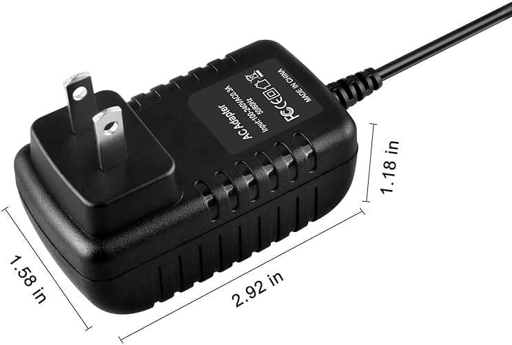 XHJTWOPY 18V Charger for Hypervolt Gun Power for Hyperice Charger for Hypervolt Go 2 Pro 55200 001-00 for Hyperice 2 Pro for Hypervolt 2 Model 53200 038-00 for Vyper 3/2/Go Gun DC Power Cord - Image 2