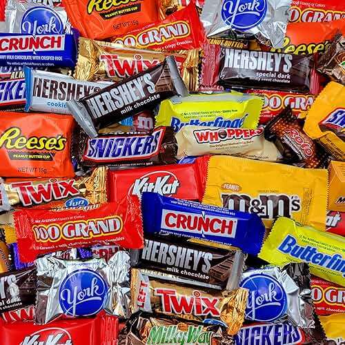 Assorted Chocolate Candy Variety Pack Bulk 2lb - Easter Candy Bulk Individually Wrapped Chocolate Candy Mix - Bulk Candy Assortment for Egg Hunts, Party Favors, Gift Bags & Office Candy - Bulk Chocolate Bag - 2 Pounds - Image 2