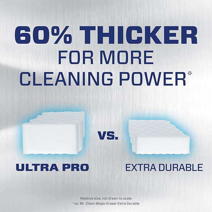 Mr. Clean PRO Magic Eraser Ultra Pro, Bulk Cleaning Sponges for Commercial Grease and Stain Removal, Heavy Duty (26 count) - Image 2