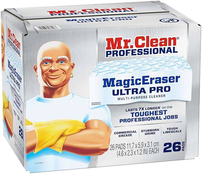 Mr. Clean PRO Magic Eraser Ultra Pro, Bulk Cleaning Sponges for Commercial Grease and Stain Removal, Heavy Duty (26 count) - Image 6