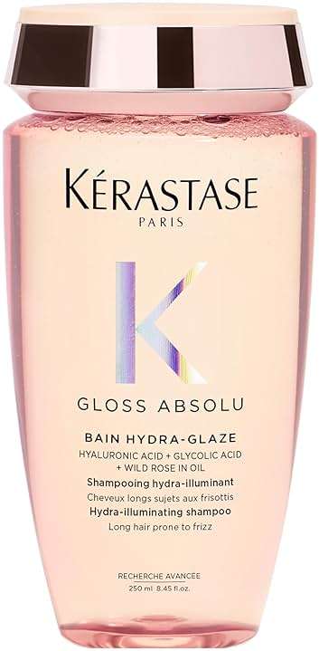 Kerastase Gloss Absolu High-Shine Anti-Frizz Shampoo - Cleanses & Reveals Ultimate Shine, For Glossy & Bouncy Hair - Image 1