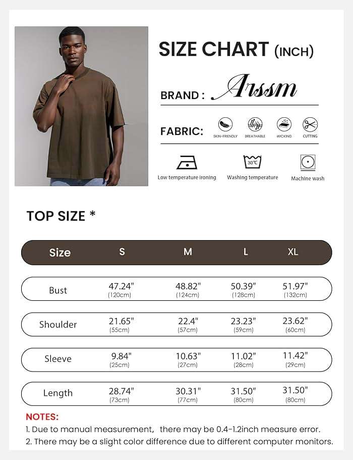 Arssm Mens Oversized Washed T Shirts Gradient Vintage Loose Fit Short Sleeve Baggy Shirts Pump Covers Gym Unisex Tops - Image 7