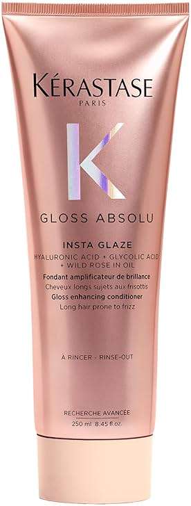 Kerastase Gloss Absolu High-Shine Anti-Frizz Conditioner - Deeply Hydrates & Detangles, Instantly Softens, For Glossy & Bouncy Hair - Image 1