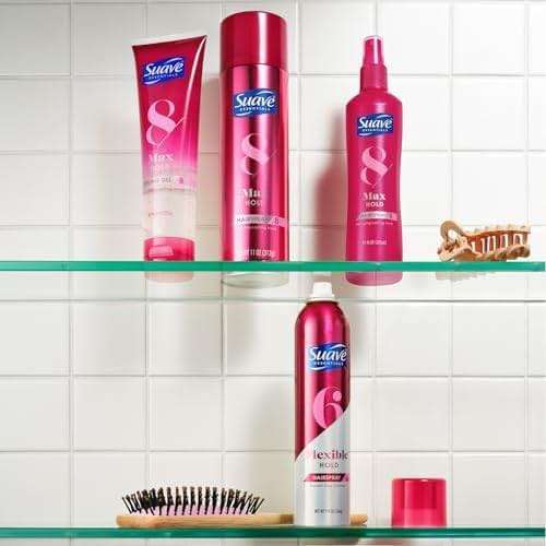 Suave Hairspray, Max Hold Variety 4-Pack – Scented + Unscented Hairspray, 11 Oz Ea - Image 7