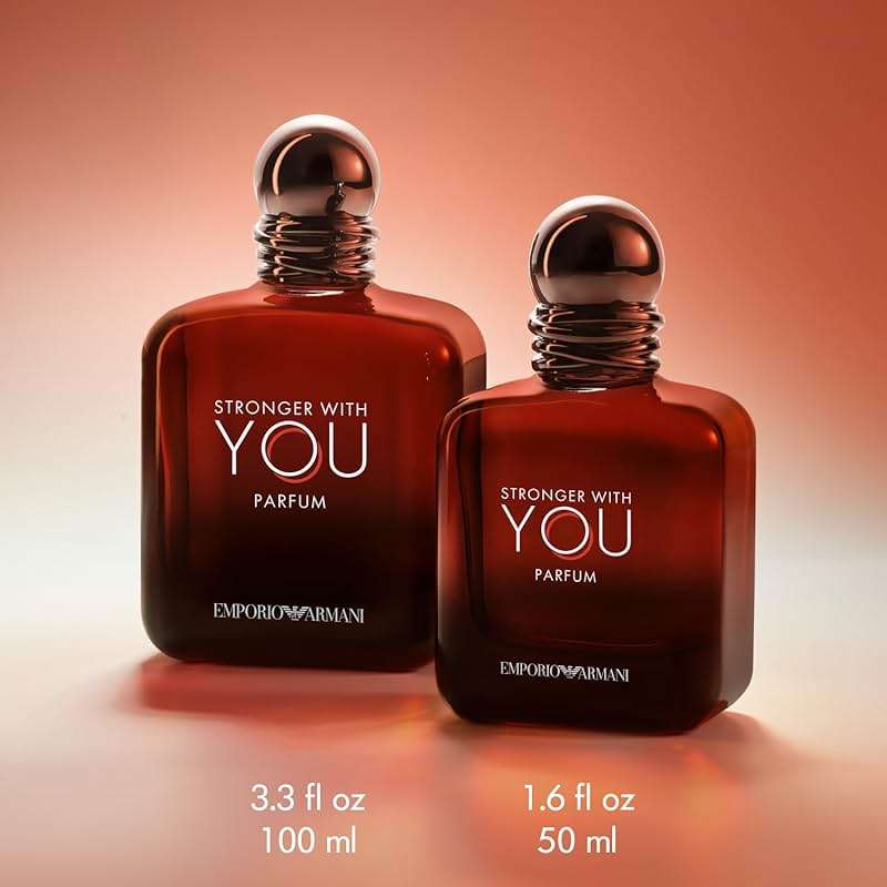Armani Beauty - Stronger With You - Parfum - Cologne for Men - Woody & Ambery Fragrance - Rum, Bergamot, Lavendar, Cedarwood, and Vanilla Notes - Image 6