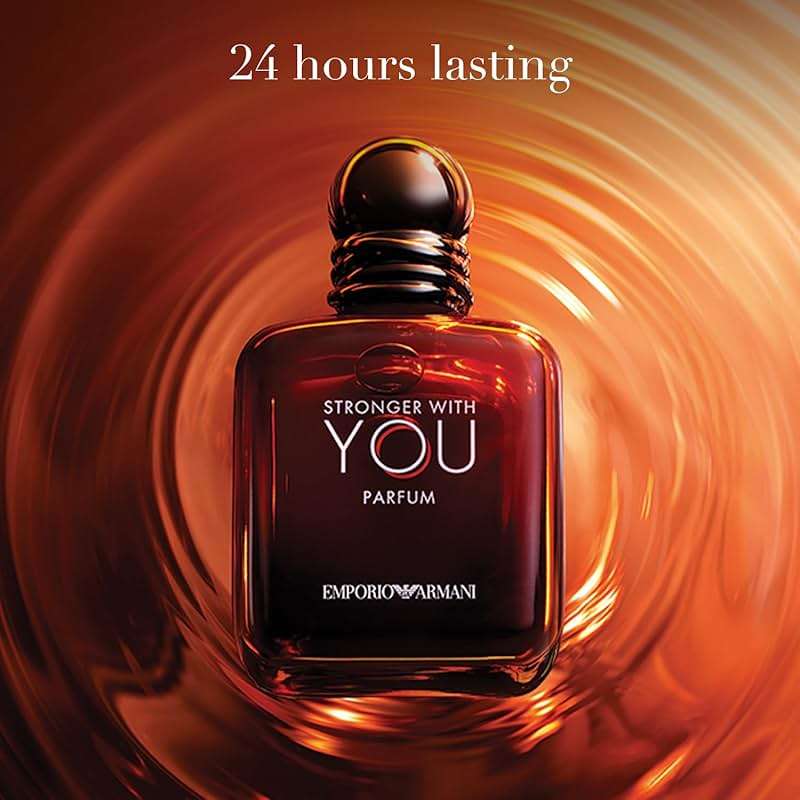 Armani Beauty - Stronger With You - Parfum - Cologne for Men - Woody & Ambery Fragrance - Rum, Bergamot, Lavendar, Cedarwood, and Vanilla Notes - Image 3