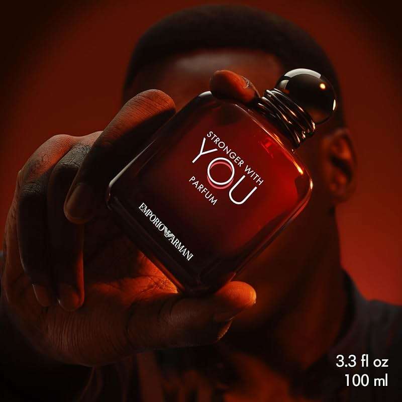 Armani Beauty - Stronger With You - Parfum - Cologne for Men - Woody & Ambery Fragrance - Rum, Bergamot, Lavendar, Cedarwood, and Vanilla Notes - Image 4