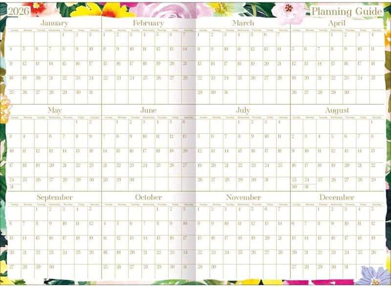 Lang, Wild At Heart Monthly 2026 Pocket Planner, 4.9'' X 6.6'', Weekly Calendar with Spiral Binding - Image 2