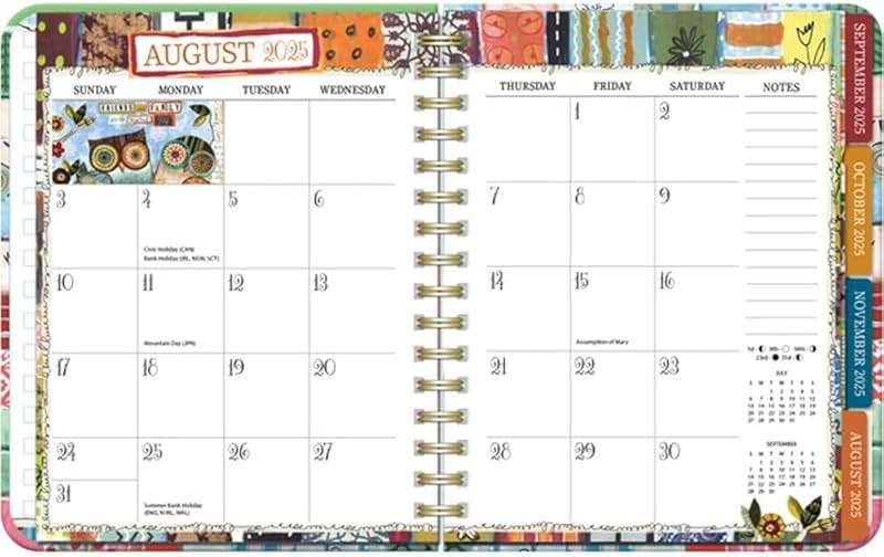 Lang, Happy Life Deluxe 2026 Planner, 6.5'' X 9'', Weekly Calendar with Stapled Binding - Image 2