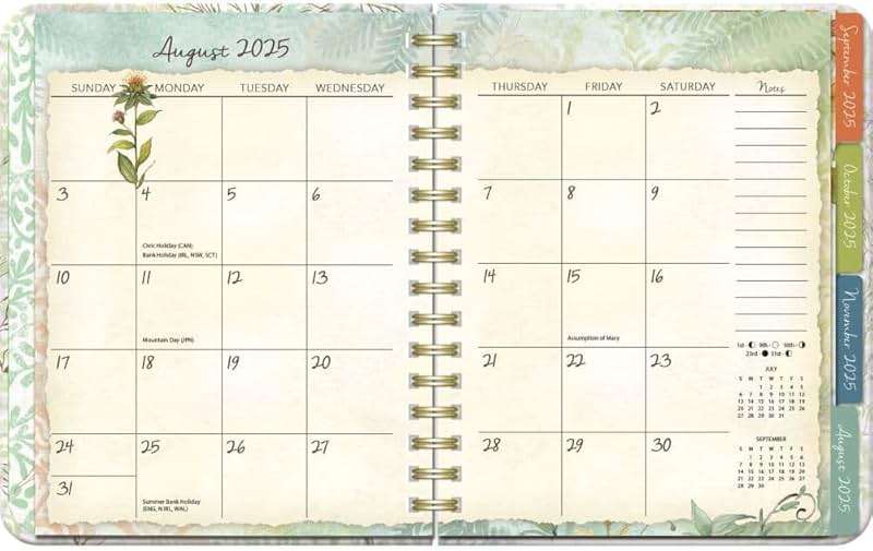 Lang, Field Guide Deluxe 2026 Planner, 8.25'' X 9.5'', Weekly Calendar with Stapled Binding - Image 2