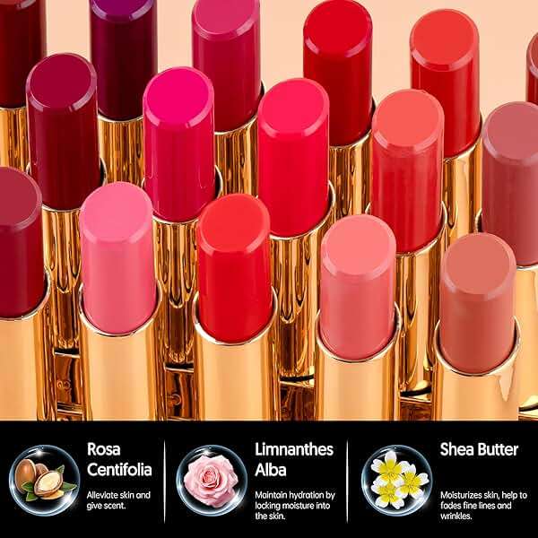 MAKI YIKA Moisture Purple Lipstick for Women Hydrate Tinted Lip Balm for Mother's Day Dry Cracked Lips Sheer Lipstick Lip Tinted Glossy Finish,MA067 Jam Purple - Image 6
