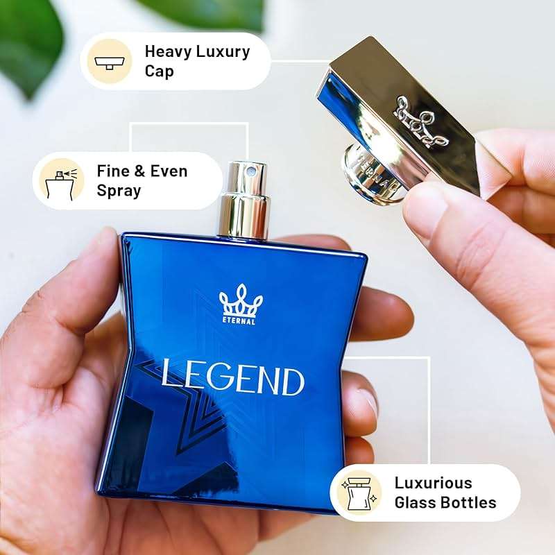 Eternal Fragrance - Scent Eternal Legend - 3.4 oz (100ml) - EDP - Long-lasting - Vegan - Clean Ingredients - Designer Inspired Cologne Spray for Men - 2000 sprays per bottle - Image 5