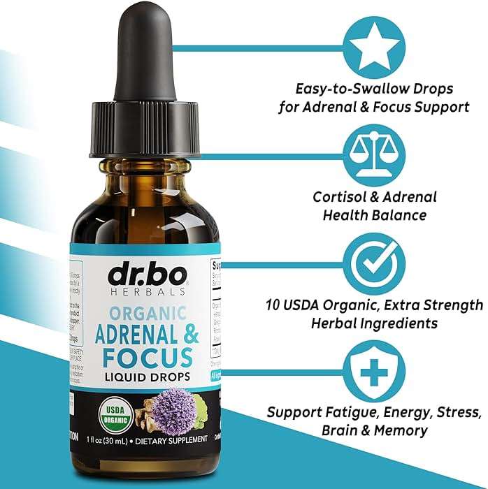 Zeolite Detox & Adrenal Focus Support - Clinoptilolite Zeolite for Kids & Adults Liquid Drops with Vitamins B12 & D - Organic Adrenal and Focus for Calm Natural Brain, Memory Fatigue Stress Attention - Image 3