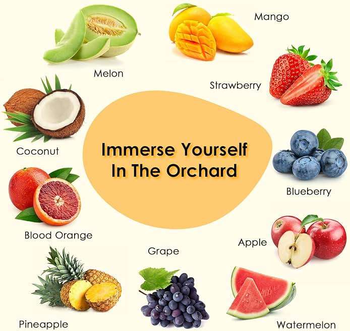 Fruity Fragrance Oil for Candle & Soap Making, INWICOPH Premium Essential Oils 5ml x 10 - Blueberry, Strawberry, Mango, Blood Orange, Essential Oil Diffusers for Home - Image 3