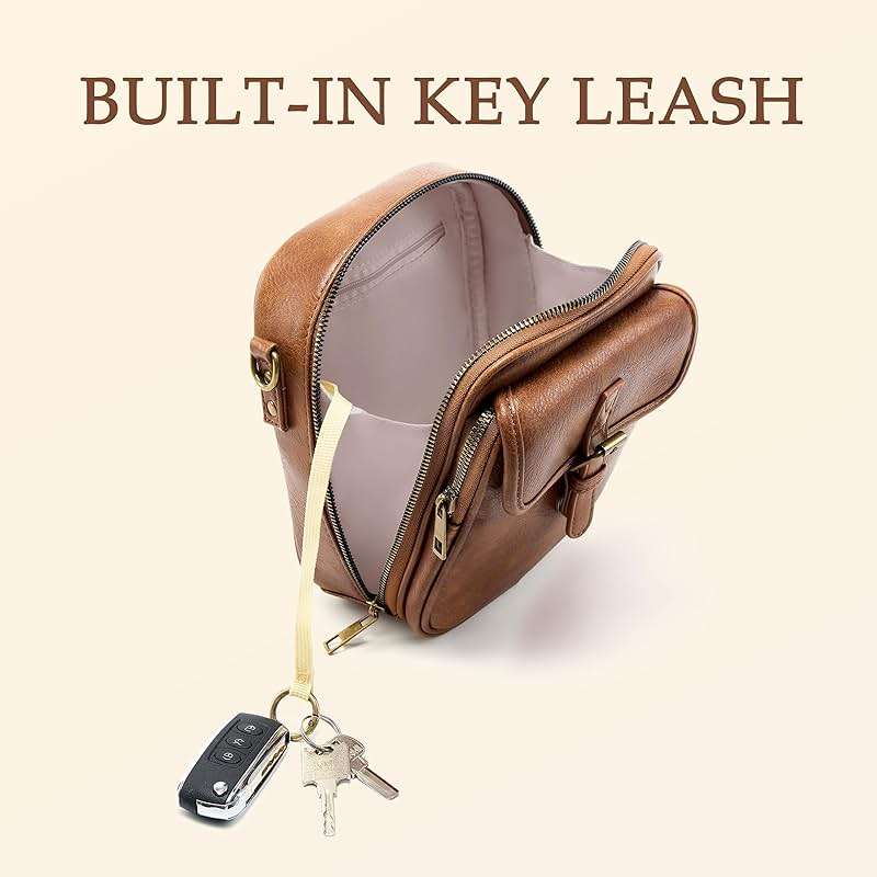 Small Crossbody Bag for Women with Card Slots Vegan Leather Messenger Bag Men Wallet, Cross Body Anti-theft Shoulder Purse - Image 5