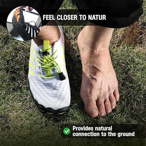 Grounded Footwear for Women Barefoot Shoes,Grounded Footwear for Mens,Hike Barefoot Shoes Womens Footwear, Comfortable Non-Slip Barefoot Vitality Shoes,Men's Women's Water Shoes Wide Toe Box - Image 4