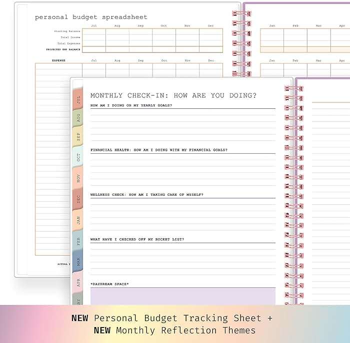 Blue Sky WAAV Weekly and Monthly Academic Year Planner Calendar, July - June, Flexible Cover, Wirebound, Laminated Tabs, Storage Pocket, Lisa (Lisa- 2025/2026, 7" x 9") - Image 6